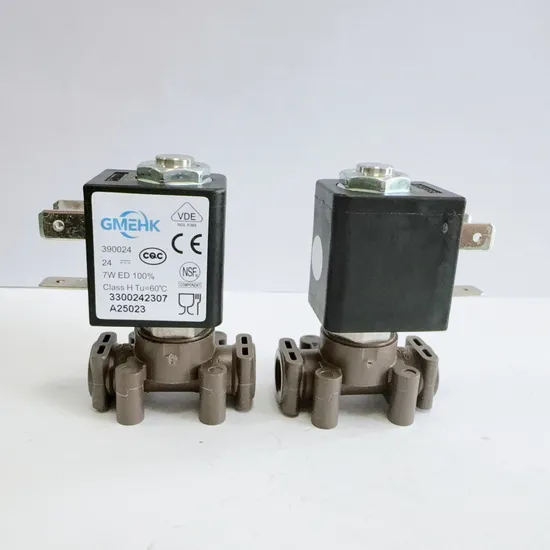 Gmehk 24VDC Food Grade Solenoid Valve PPS Body for Coffee Machine